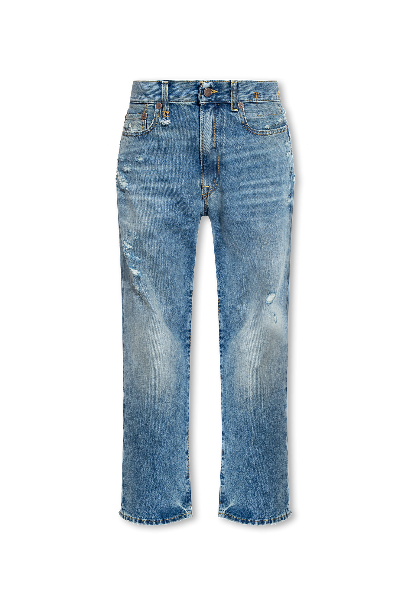 Blue Jeans with vintage effect R13 Vitkac Australia